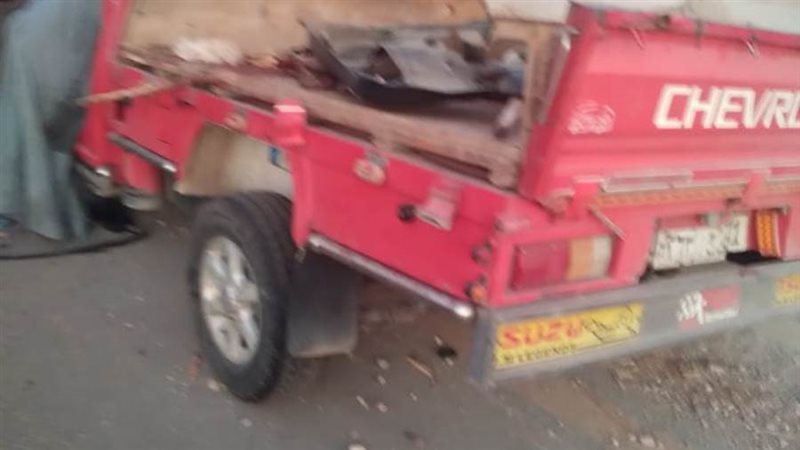 تصادم سيارة وجرار