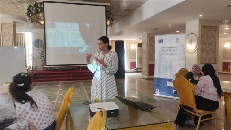 جانب من الورشة