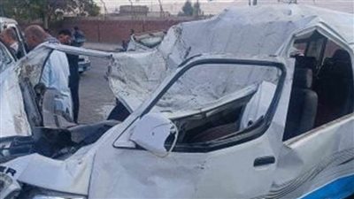 إصابة 6 أشخاص في حادث انقلاب سيارة بطريق أرقين جنوب أسوان 