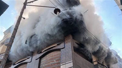 الحماية المدنية تسيطر على حريق في مخزن مواد غذائية بالدقهلية 