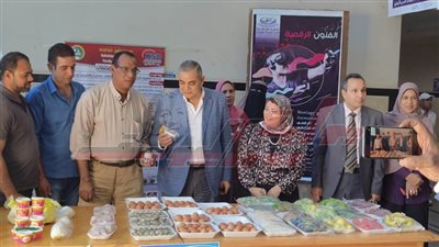 جامعة كفر الشيخ تقييم معرض الطالب المنتج ضمن 