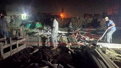 إزالة حالة تعد على أرض زراعية بالرياض في كفر الشيخ