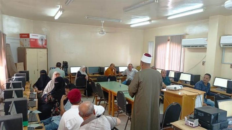 جانب من تدريب شيوخ