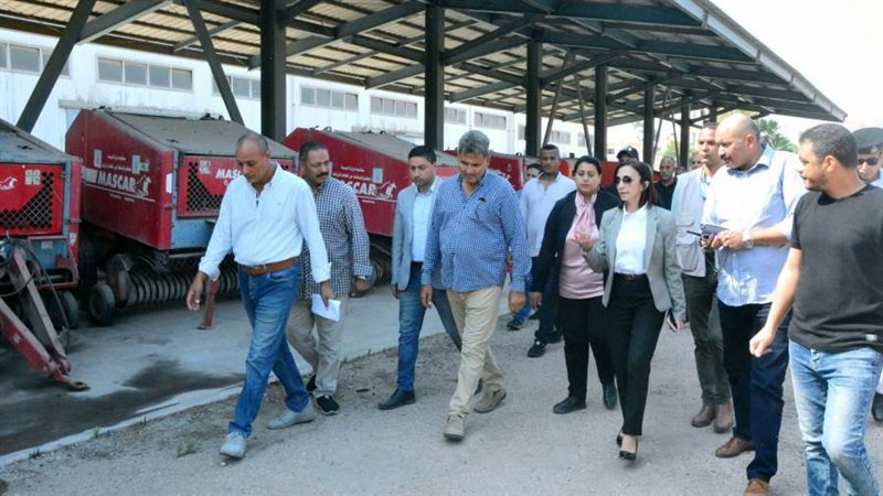 جانب من متابعة محافظ