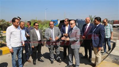 محافظ كفر الشيخ يتفقد أعمال تطوير ورفع كفاءة محور «30 يونيو» 