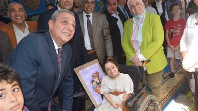 محافظ الغربية يفتتح المعرض العام لمراكز تنمية القدرات والمبدعين