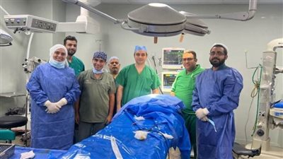 جراحة نادرة في الفكين لطفلة حديثة الولادة بمستشفى المطرية التعليمي