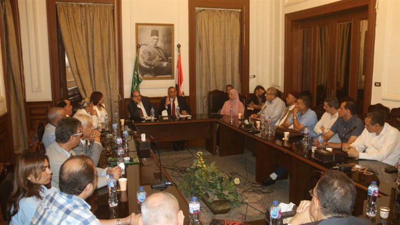 جانب من اجتماع الوفد