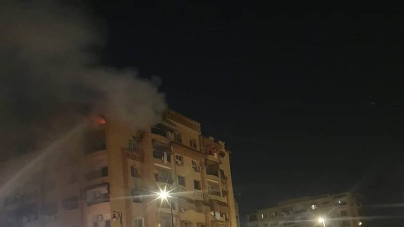 حريق وحدة سكنية ببورفؤاد