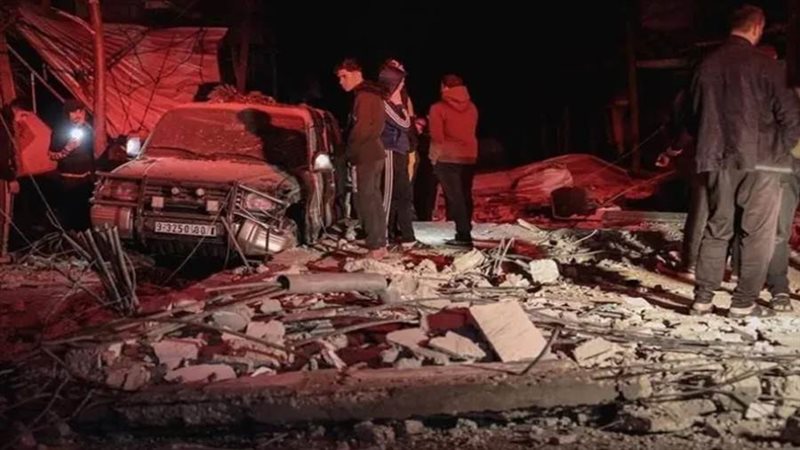 دمار في منطقة المواصي