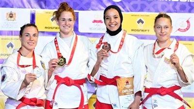 آلاء محمود تحصد برونزية بطولة العالم للسامبو الشاطئي بالمغرب 