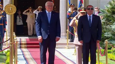 لأول مرة منذ 25 عامًا ..  القاهرة تستضيف رئيس ألمانيا الاتحادية