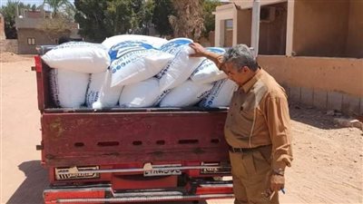 ضبط سيارة محملة بـ40 جوالاً من الأسمدة المدعمة في الوادي الجديد 