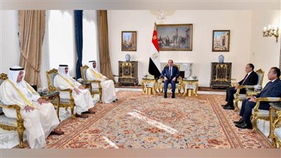 الرئيس السيسي يستقبل وزير خارجية الكويت