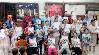 الحفل الختامي لأنشطة نادي الطفل الصيفي بقصر ثقافة أحمد بهاء الدين بأسيوط