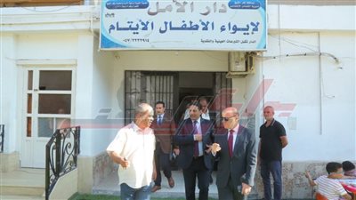 محافظ كفر الشيخ يزور دار الأمل لإيواء الأطفال الأيتام