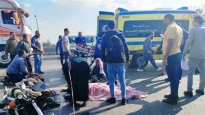 مصرع 3 أشخاص وإصابة 3 آخرين في تصادم سيارة وتوك توك بأسيوط 