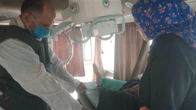 علاج 1127 حالة في قافلة بقرية الحرية مركز الفشن 