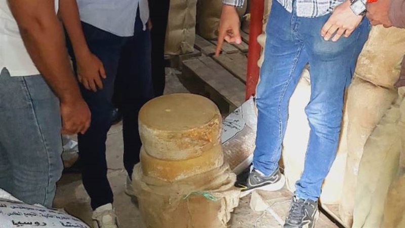 جانب من مضبوطات الحملة