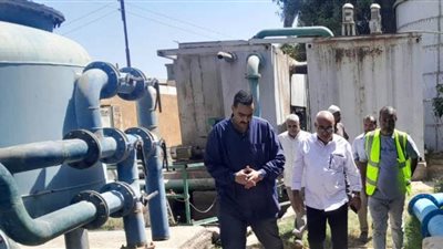  محافظ أسوان مطابقة مياه الشرب المواصفات الصحية