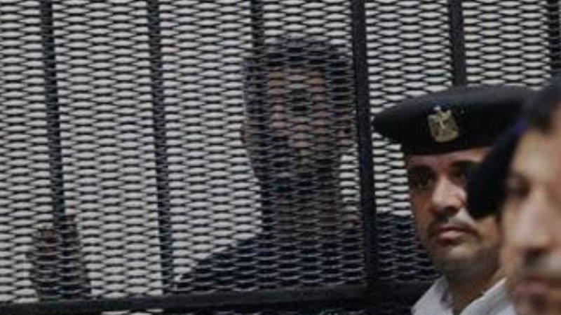 احمد فتوح داخل قفص