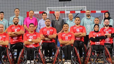 منتخب مصر للكراسي المتحركة لكرة اليد في مواجهة الهند لحسم ترتيبه في بطولة العالم 