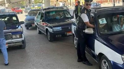 تكثيف الحملات المرورية على الطرق السريعة ومداخل المدن والشوارع الجانبية بسوهاج 