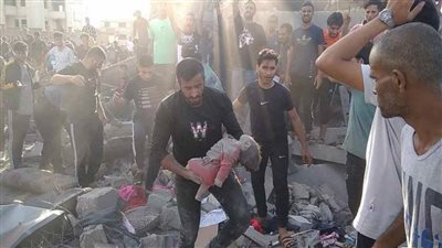 المجلس الوطني الفلسطيني يدين قصف إسرائيل مدرسة ابن الهيثم شرق غزة