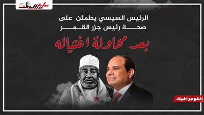 الرئيس السيسي يطمئن على صحة رئيس جزر القمر بعد محاولة اغتياله