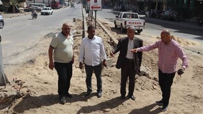 تسهيل الحركة المرورية في بني سويف استعدادا للعام الدراسي الجديد