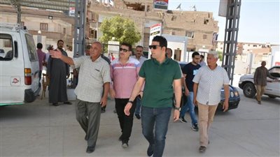 بدء تشغيل مجمع المواقف الجديد أعلى المفيض بحي غرب سوهاج