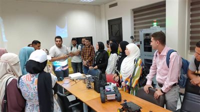 تدريب خريجي كلية علوم الملاحة وتكنولوجيا الفضاء ببني سويف بوكالة الفضاء المصرية