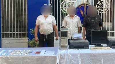ضبط  تشكيل عصابي بالقاهرة تخصص نشاطه فى النصب على المواطنين 