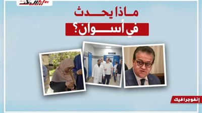 إنفواجرافيك..ماذا يحدث في أسوان؟