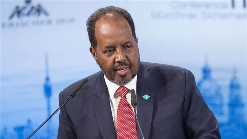 الرئيس الصومالي حسن