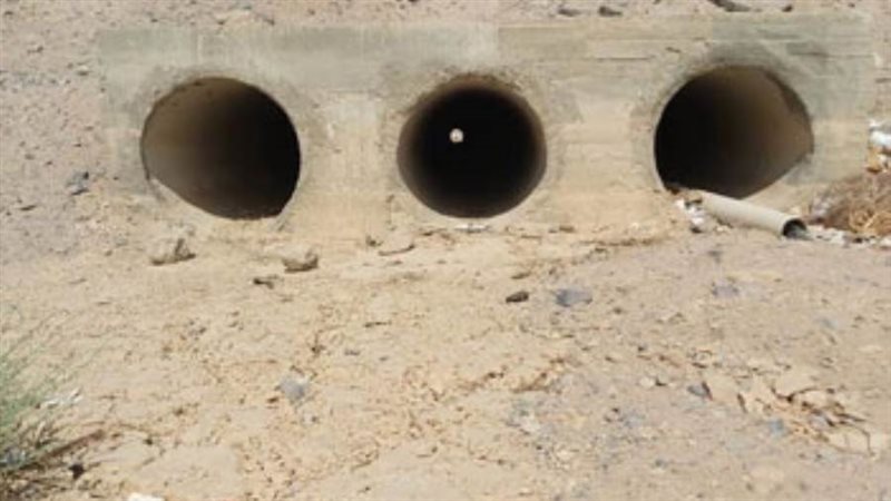 تنفيذ مخرات السيول