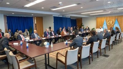 اللجنة الوزارية تعقد اجتماعًا مع الأمين العام للأمم المتحدة في نيويورك