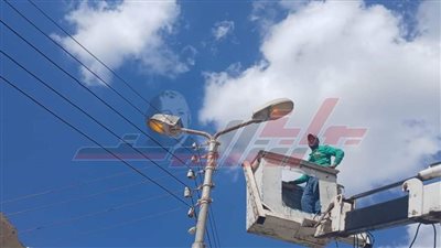 رفع كفاءة منظومة الإنارة ببيلا في كفر الشيخ