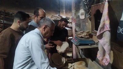 بالصور..  36 محضر نقص أوزان لمخابز بلدية فى 