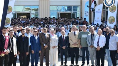 انطلاق العام الجامعي الجديد بجامعة شرق بورسعيد الأهلية.. صور