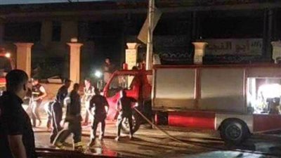 السيطرة على حريق بمحل تجاري في بني سويف دون خسائر في الأرواح