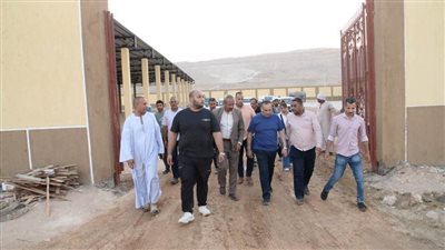 محافظ أسيوط يتفقد الأعمال الجارية لإنشاء سوق حضري للماشية بالزرابي بأبوتيج بتكلفة 28 مليون جنيه