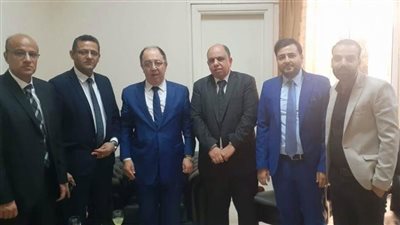 وفد من نقابة الصحفيين يزور السفارة اللبنانية بالقاهرة لإعلان التضامن في مواجهة العدوان الإسرائيلي