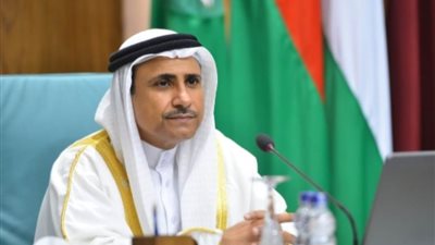 رئيس البرلمان العربي يشيد بمبادرة المملكة بتقديم دعم مالي شهري للأشقاء في فلسطين