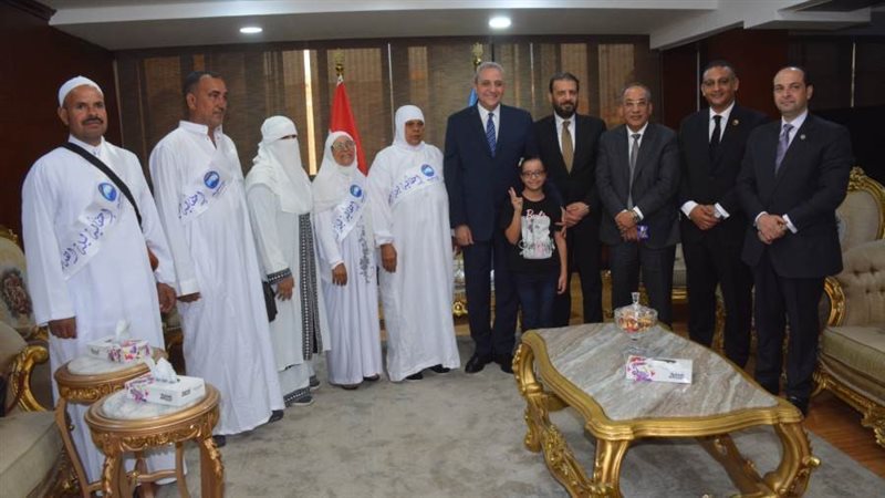 محافظ الغربية يودع