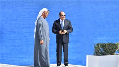 عاجل..الرئيس السيسي والشيخ محمد بن زايد يشهدان إطلاق مشروع رأس الحكمة