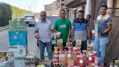 مصادرة 7700 عبوة أعشاب ومربى وصلصة منتهية بالبحيرة 