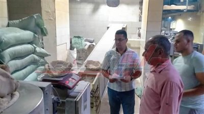 حملة تموينية مكبرة على مخابز دسوق للتأكد من جودة رغيف الخبز 