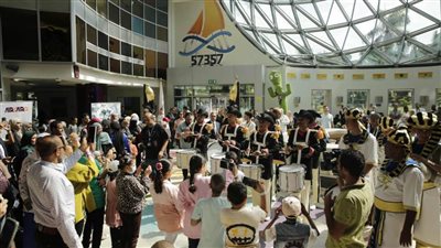 إدارة الموسيقات العسكرية تشارك فى إقامة حفل لأطفال مؤسسة مستشفى سرطان 57357