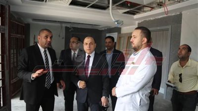 تطوير قسم الاستقبال والطوارئ بمستشفى عبور كفر الشيخ 